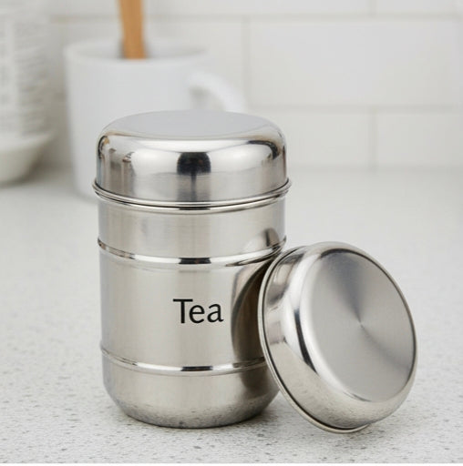 Tea and suger steel dabba for 99 rupiess
