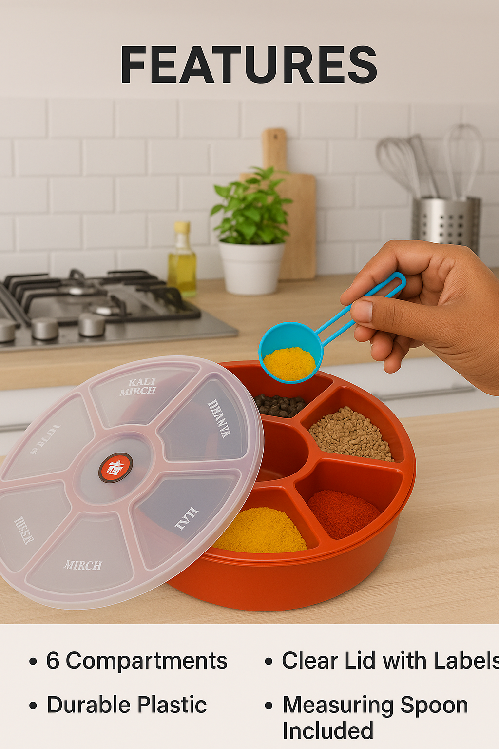 Jumbo box masala dabba